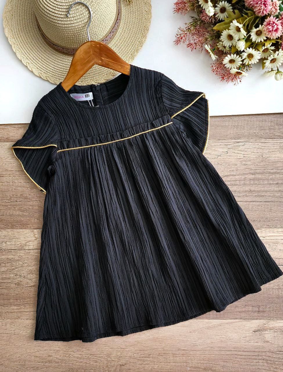 پیراهن مشکی دخترانه لاله