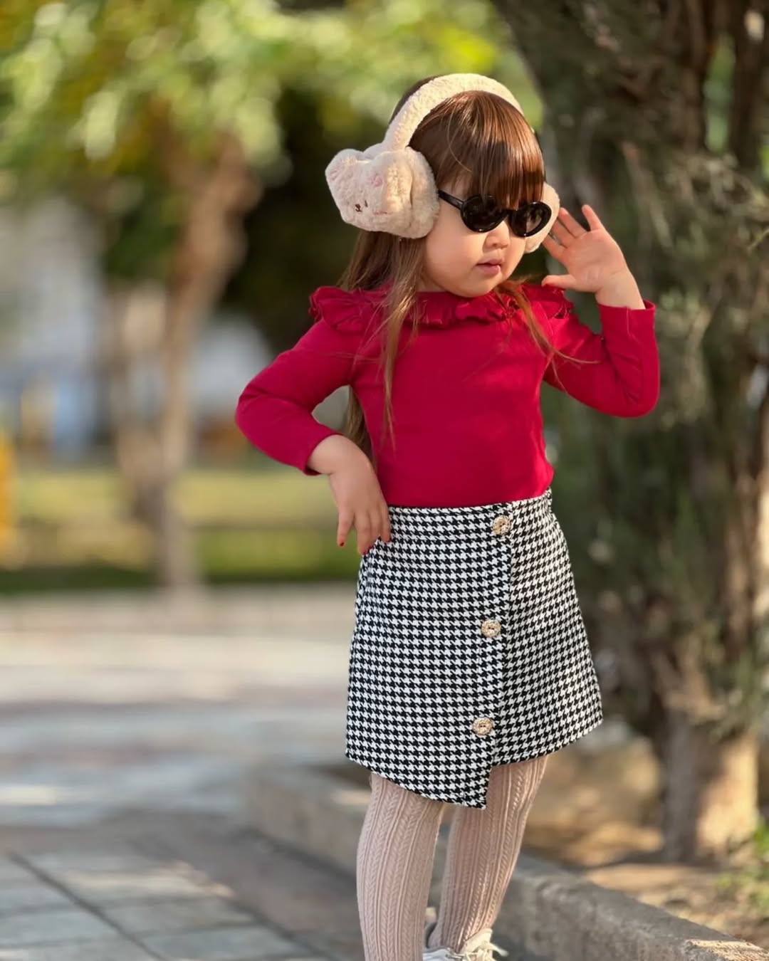 ست بلوز و دامن دخترانه